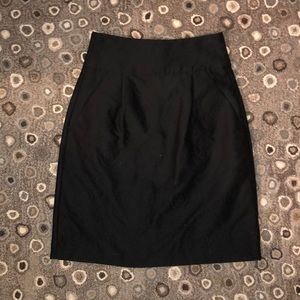 Theory black pencil skirt